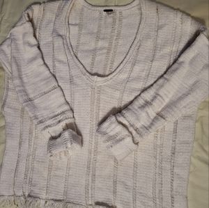 Free People destroyed sweater